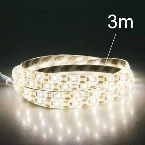 USB 2835 SMD LED Light Strip Flexible Cuttable Closet Lamp For Bedroom Cabinet Wardrobe Hallway Stairs