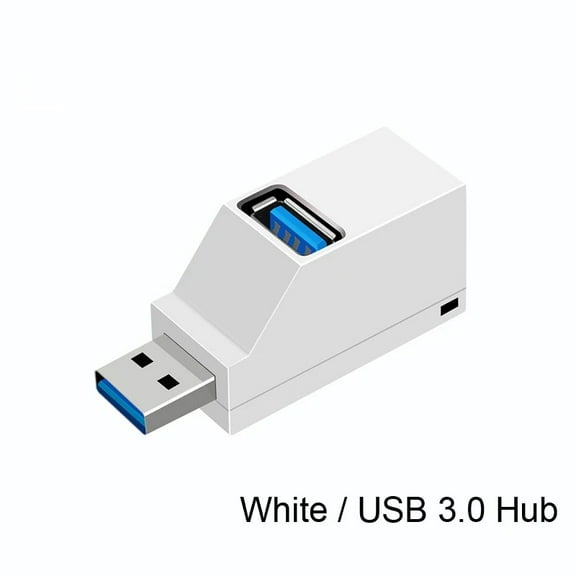 USB 3.0 2.0 Hub Splitter 3 Port Adapter Mini Extender Box for PC Laptop Macbook Mobile Phone High Speed U Disk Card Reader Accessories