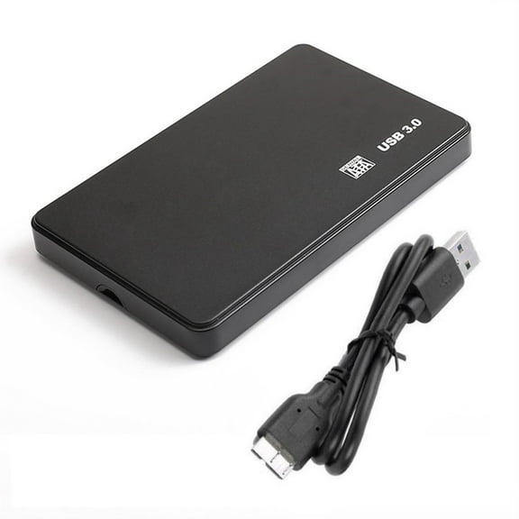 USB 3.0 5Gbps 2.5 Inch SATA External Hard Drive Enclosure, Portable HDD SSD Disk Case for PC Laptop Storage