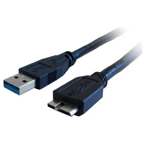 USB 3.0 A Male to Micro B Male Cable 6 ft.
