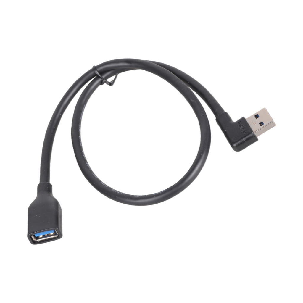 USB 3.0 Adapter Cable wIRE Right Angle Male to Straight Head Female ...