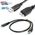 thumbnail image 1 of USB 3.0 B to B Cable 5Gbps SuperSpeed Data Transfer Double-Shielded STP for External HDD SSD Hard Drive 0.3-5M Backwards Compatible USB 2.0 28AWG 24AWG Power Wire, 1 of 6