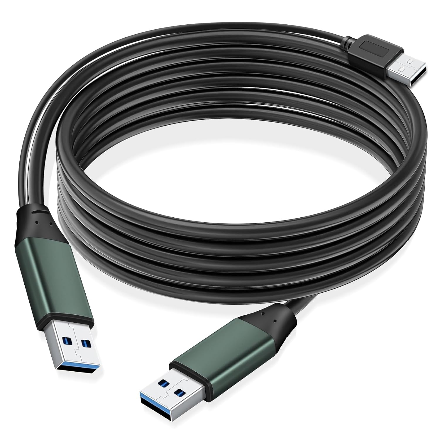 USB 3.0 Cable（30Ft/10M） Male to Male Type A to A Cable for Data