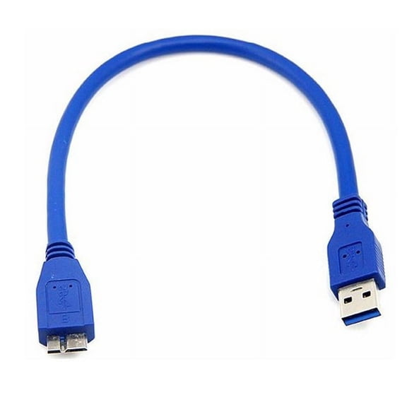 USB 3.0 Cable Cord For Seagate Backup Plus Slim Portable External Hard Drive Blue