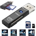 USB 3.0 Card Reader, TF Card/SD Memory Reader Adapter Supports SD/Micro