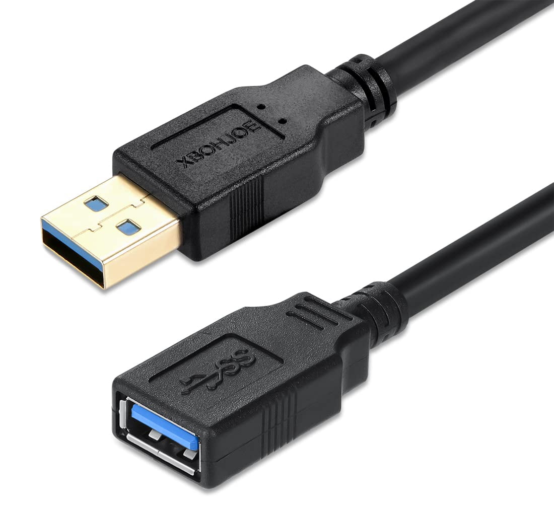 USB 3.0 Extension Cable 10FT High Speed 3.0 USB Extender Cord Type A