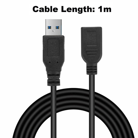 USB 3.0 Extension Cable Male to Female, Fast Data Extender Cord for PC Keyboard Flash Drive