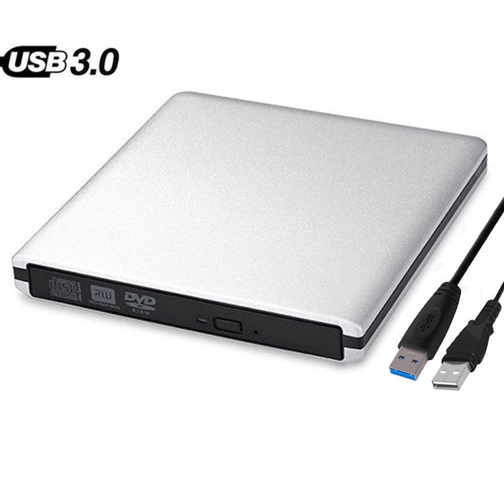 USB 3.0 External DVD Drive DVD RW Burner Writer CDROM Player For Apple