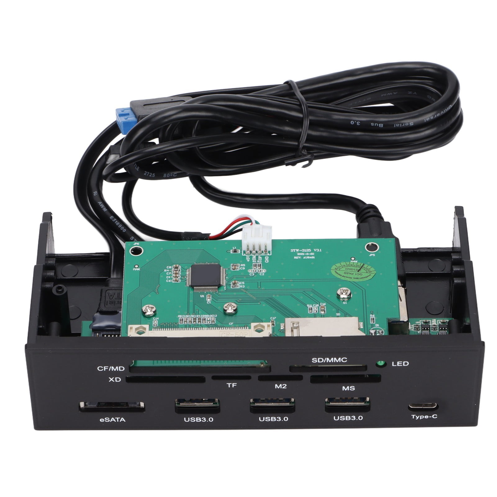 USB 3.0 Front Panel, Builtin USB3.0 Card Reader Plug And Play USB 3.0