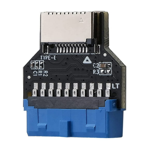 USB 3.0 Front Panel Socket Key-A Type-E Internal Header to USB 3.2 Vertical 20 Pin Header Male