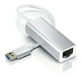 thumbnail image 1 of USB 3.0 Gigabit Ethernet LAN Network Adapter for Windows, Mac, Linux - Silver Aluminum, 1 of 2