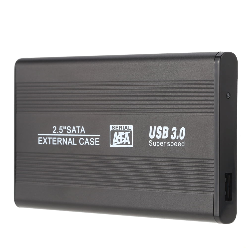 USB 3.0 HDD SSD SATA External Portable Superspeed Aluminum 2.5 Hard Drive  Disk Box Enclosure Case up to 1TB