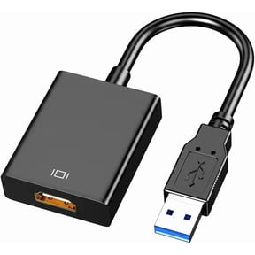 USB 3.0 to HDTV Adapter, 4K@30Hz Upgraded Aluminum USB to HDTV 1080p Audio Video Converter for PC Laptop Projector HDTV, Support Windows 11/10/8.1/8/7, Mac OS(Not Support Linux)