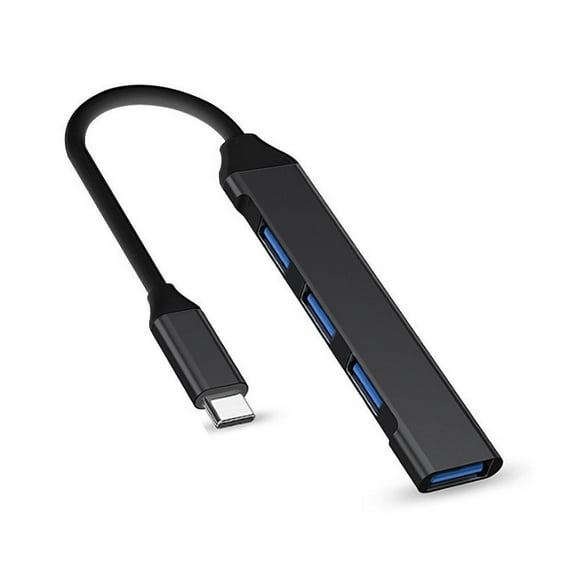 USB 3.0 Hub 4-Port Adapter Charger Data SLIM Super PC Laptop Desktop Speed HOTNE J8Z3