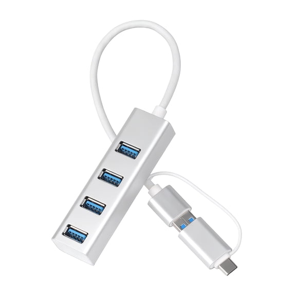 USB 3.0 Hub, 4 Ports USB A Splitter USB-hub Expander for Mouse, Keyboard, Flash Drive, U Disk, Printer Compatible with Laptop, Desktop PC, Xbox, PS5, and More