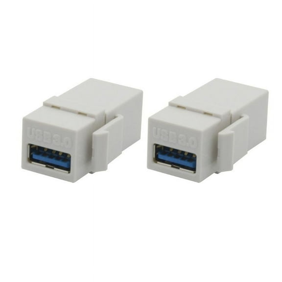 USB 3.0 Keystone Jack Inserts USB Adapters Cable interface Coupler Female to Female Connector Extension Accessory Black