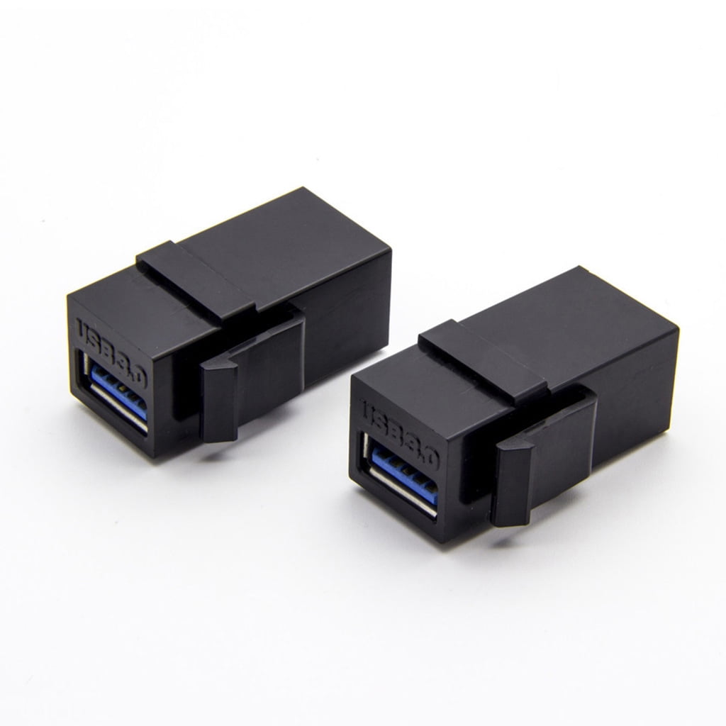 USB 3.0 Keystone Jack Inserts USB Adapters Cable interface Coupler ...