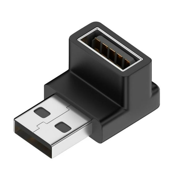 USB 3.0 Male to Female 90 Degree Right Angle Extension Adapter USB Upward