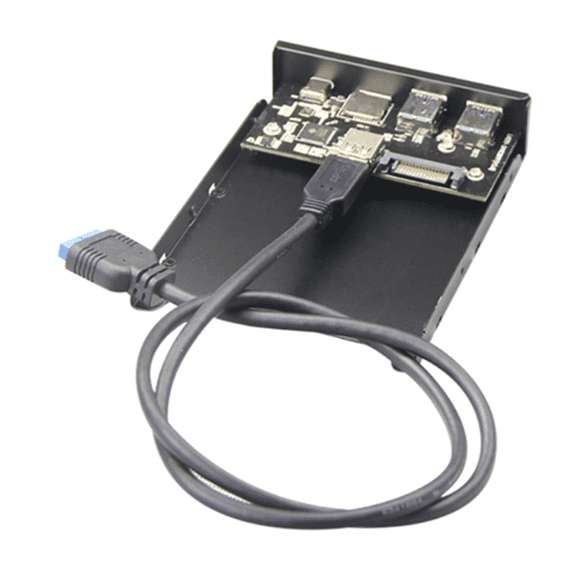 USB 3.0 Micro-SD/TF Flash 3.5 Internal Card Reader USB-C Type-C Front Panel Dual Port Fl ywm58