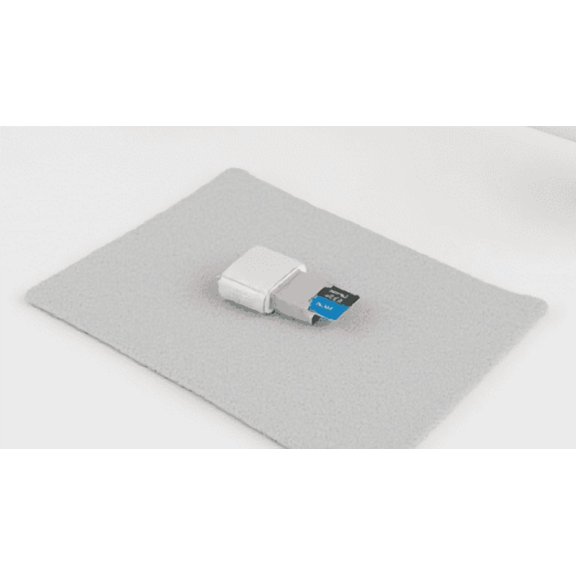 USB 3.0 MicroSD Card Reader Brushed Aluminum for File Transfer, Compatible with Windows Chromebook