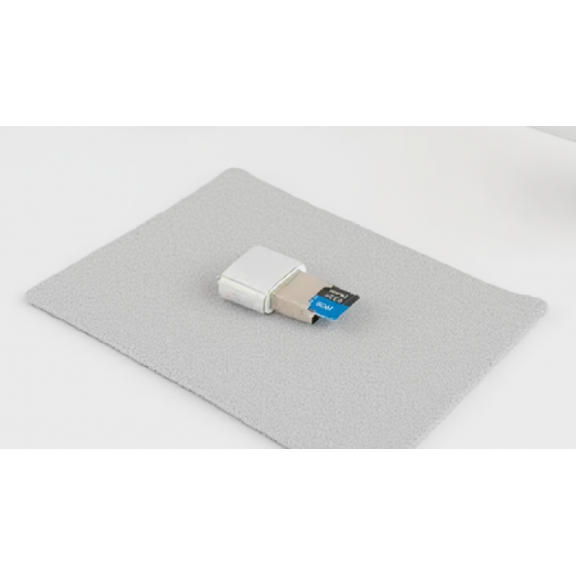 USB 3.0 MicroSD Card Reader Brushed Aluminum for File Transfer, Compatible with Windows Chromebook