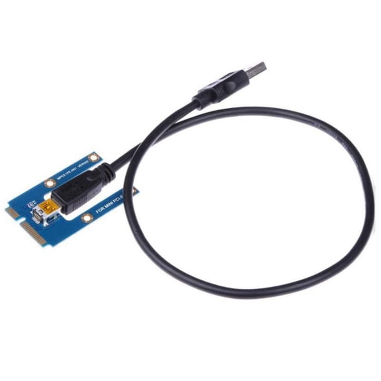 USB Mini PCI-E to PCIe PCI Express 1X to 16X Extender Riser