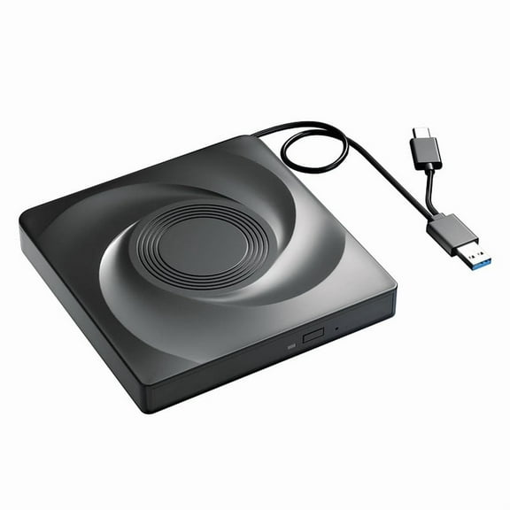 USB 3.0 Portable External Optical Drive CD DVD -/+RW Player Reader Burner for Laptop PC Notebook ,Easy to Use