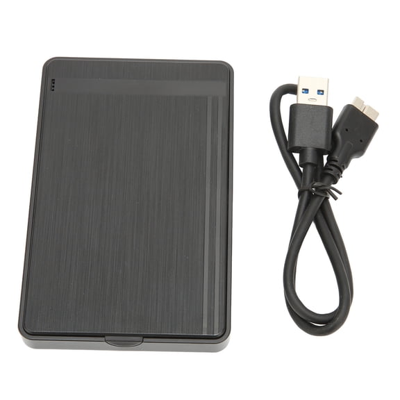 USB 3.0 SSD Enclosure 2.5 Inch SATA to USB Adapter Tool-Free Portable Hard Drive Case for Laptop Computers - Supports Windows/OS X (Not Include Hard Disk)