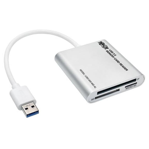 USB 3.0 Super Speed Multi-Drive Memory Card Reader & Writer, Aluminum
