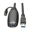 thumbnail image 1 of USB 3.0 SuperSpeed Active Extension Repeater Cable (USB-A M/F), 15 m (49 ft.), 1 of 7