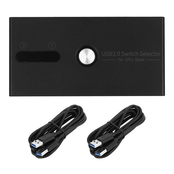 USB 3.0 Switch 2 in 4 Out KVM Docking Station Printer Sharing Device Monitor Adapter KVM Converter