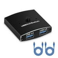 thumbnail image 1 of USB 3.0 Switch Selector KVM Switch 5Gbps 2-in-1 Out 3.0 Two-Way Sharer USB E2U9, 1 of 5