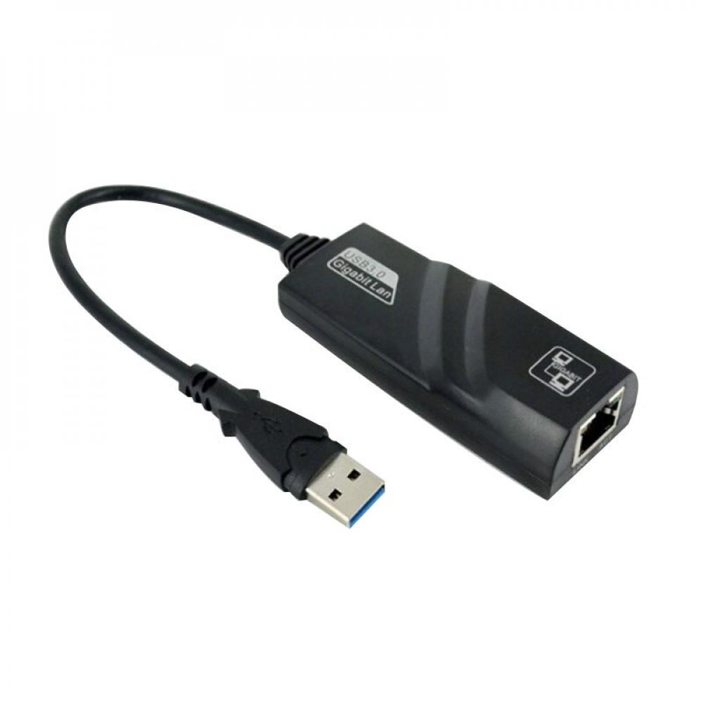 USB 3.0 To 10/100/1000 Mbps Gigabit RJ45 Ethernet LAN Network Adapter ...