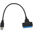 thumbnail image 1 of USB 3.0 To 2.5 inch Hard Drive Adapter Cable Converter-Black, 1 of 9