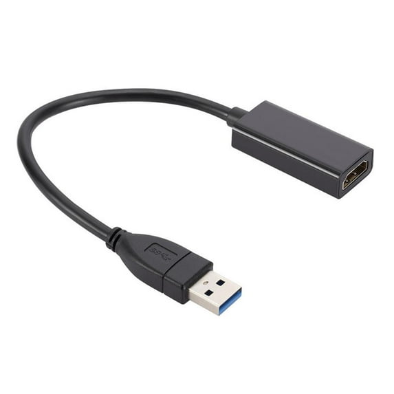 Jkapagzy USB 3.0 To HDMI Audio Video Adaptor Converter Cable For PC Laptop HDTV 1080P E5K6