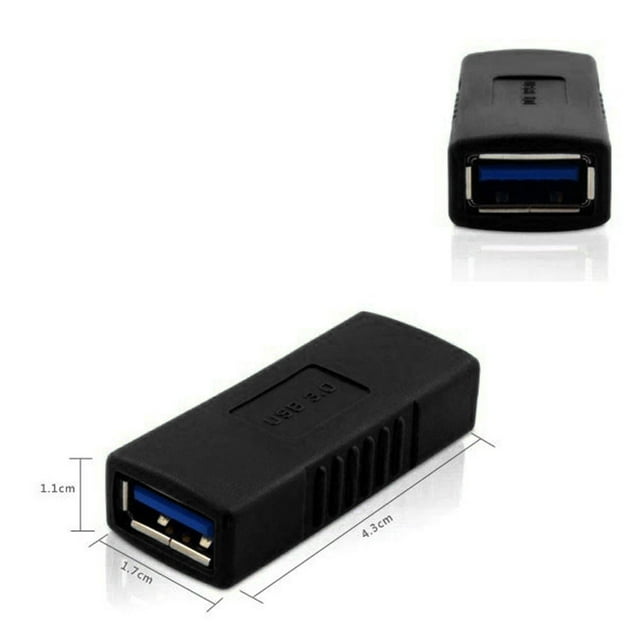 USB 3.0 Type A Female To Female Adapter Coupler Gender Changer