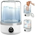 thumbnail image 1 of Portable Washing Machine, Compact Mini Washing Machine for Delicates & light garments, Cordless Portable Washer, 1.4L White Mini Washer, Great for Dorm, Apartment, Travel, 1 of 7