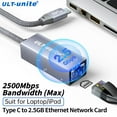 USB 3.0 Type C Adapter Network Card USB TypeC To RJ45 10