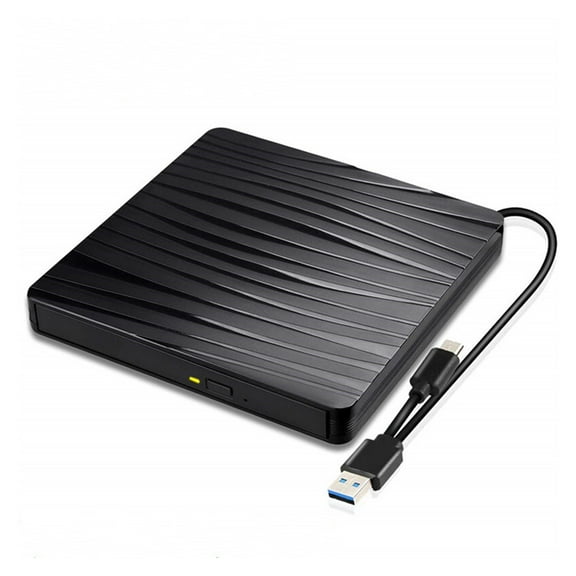 USB 3.0 Type C External CD Drive Dual Interface DVD Burner Writer DVD-RW DVD ROM Player ,Easy to Use