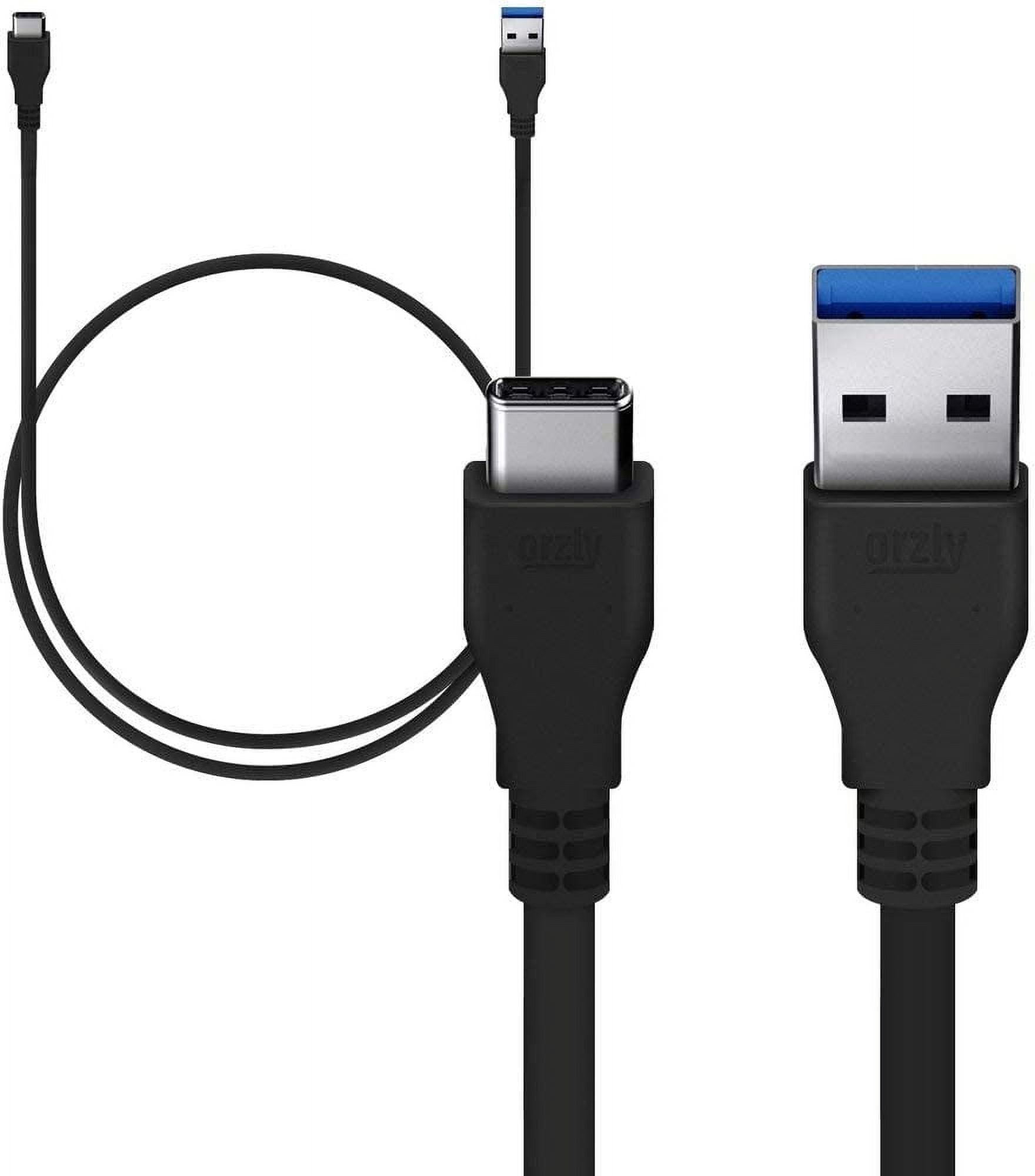 USB 3.0 Type-C FAST Charging and Data Cable Compatible with Streaming Sticks, Rii, Nintendo Switch, SNES, NES Classic! (18W Black 1M 3.2ft)