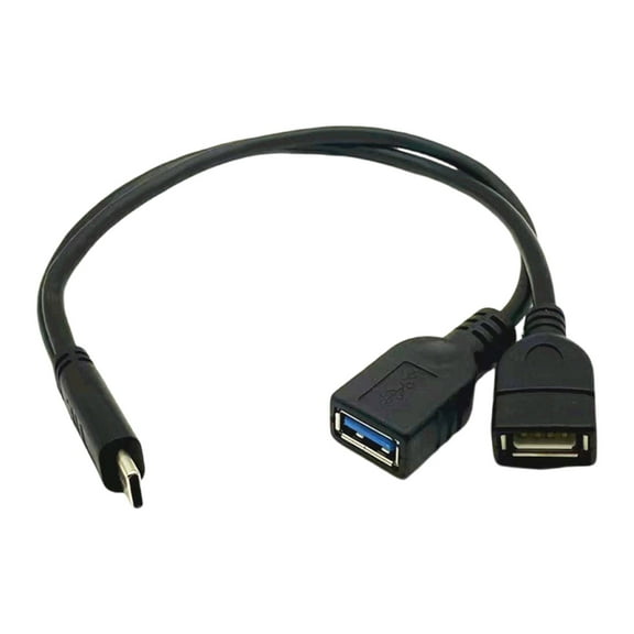 USB 3.0 Type C OTG Adapters Cable 30CM Extension Cable Suitable for Connect U Disk Mouse Keyboards Various Devices