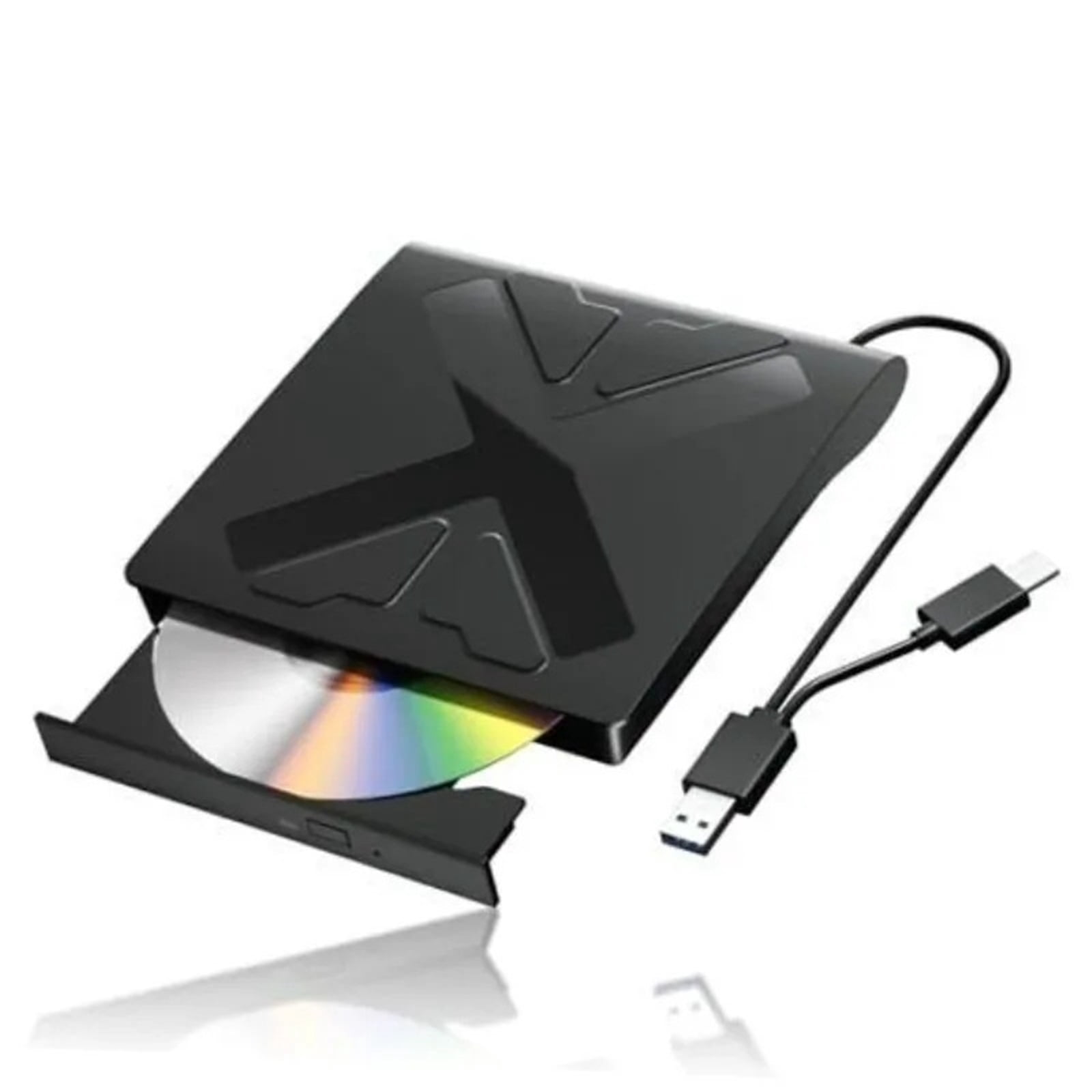 USB 3.0 Type-c External DVD RW Optical Drive 2 in 1 Interface Slim DVD ...