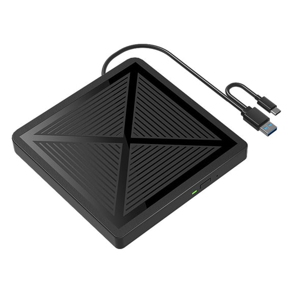 USB 3.0 USB C External CD/DVD RW Drive Read Burner Portable DVD Player Optical Drives For Laptop PC Windows 11 10 Linux MacOS