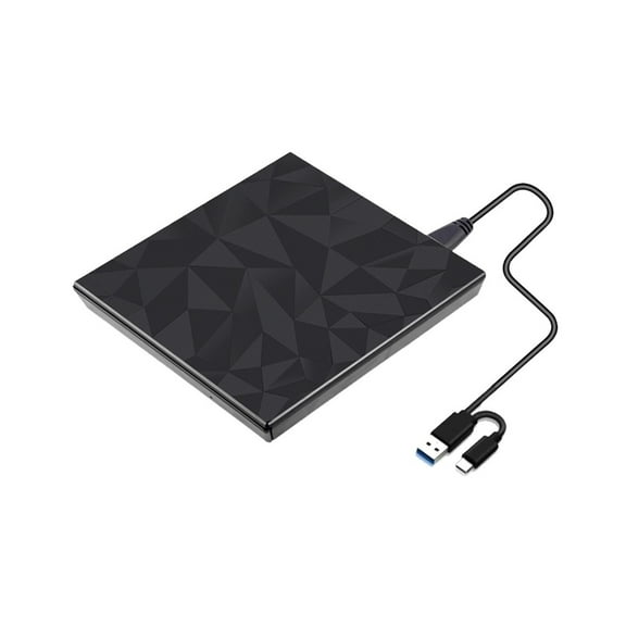 USB 3.0 &Type C DVD Drive, CD Burner Driver Drive-free High-speed Read-write Recorder, External DVD-RW Player Writer Reader ,High Volume Speakers