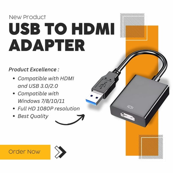 USB 3.0 or 2.0 to HDMI for windows or Mac