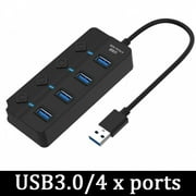 USB 3.0 power adapter 4/7 port Multi USB splitter hub USB 2.0 multiple expander switch 30cm cable hub docking station
