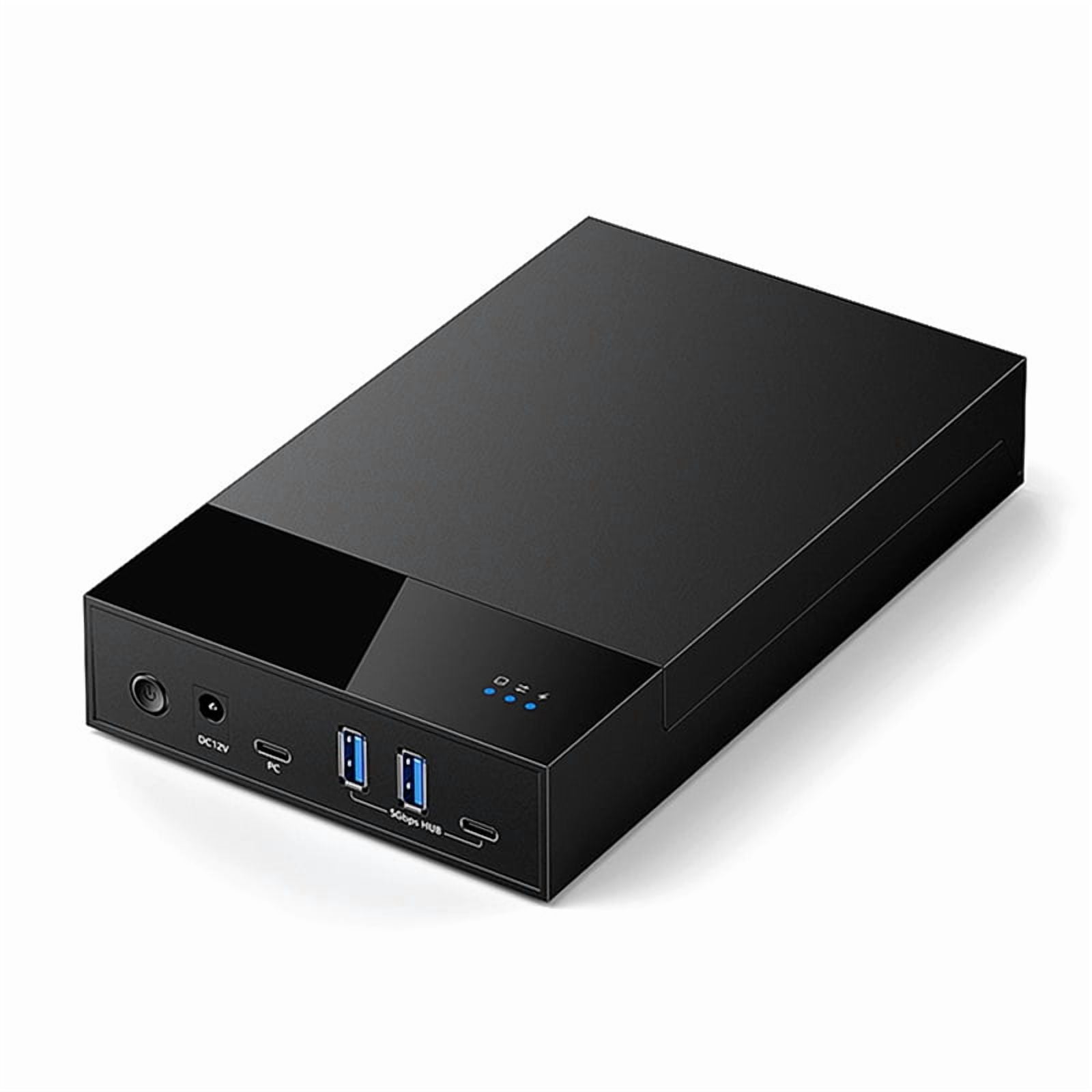USB 3.0 to 3.5inch SATA Drive Docking Station External Hard Disk Enclosure for 3.5 2.5 Inch SATA SSD HDD 20TB US Plug