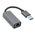 thumbnail image 1 of USB to Ethernet Adapter, 1000Mbps Plug and Play Ethernet Adapter with USB 3.0, Driver Free, RJ45 LAN Network Dongle Compatible with Switch, Laptop, PC, MacBook, Windows, 1 of 8