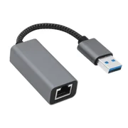 USB to Ethernet Adapter, 1000Mbps Plug and Play Ethernet Adapter with USB 3.0, Driver Free, RJ45 LAN Network Dongle Compatible with Switch, Laptop, PC, MacBook, Windows