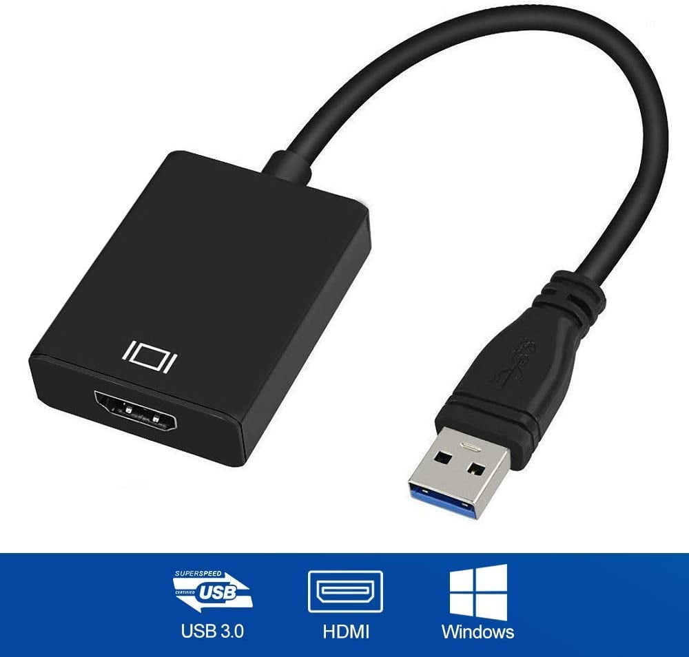Adaptador USB 3.0 A HDMI FullHD 1080p Full HD Windows